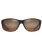 The Maui Jim Kaiwi Channel Polarised Wrap Sunglasses in Dark Brown Stripe & HCL Bronze