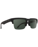 The Spy Helm 5050 Polarised Sunglasses in Soft Matte Black & HD Plus Grey Green