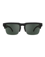 The Spy Helm 5050 Polarised Sunglasses in Soft Matte Black & HD Plus Grey Green