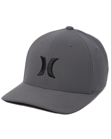 The Hurley Mens One & Only Cap in Dark Grey
