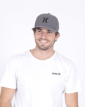 The Hurley Mens One & Only Cap in Dark Grey