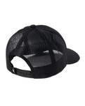 The Hurley Mens Del Mar Trucker Cap in Black