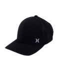 The Hurley Mens Micro Icon Flex Cap in Black