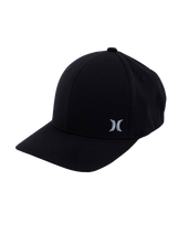 The Hurley Mens Micro Icon Flex Cap in Black