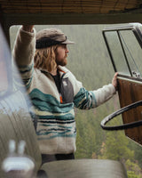 Offroad Zip Fleece Jacket in Reflection Birch