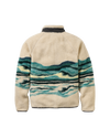 The Passenger Mens Offroad Zip Fleece Jacket in Reflection Birch