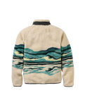 The Passenger Mens Offroad Zip Fleece Jacket in Reflection Birch