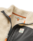 The Passenger Mens Offroad Zip Fleece Jacket in Reflection Birch