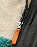 The Passenger Mens Offroad Zip Fleece Jacket in Reflection Birch
