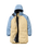 The Passenger Womens Serein Waterproof Parka Jacket in Faded Denim & Desert
