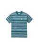 Mellower Relaxed T-Shirt in Geo Stripe Mediterranean