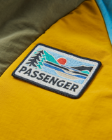Ocean 2.0 Insulated Jacket in Dusty Olive & Heritage Yellow