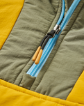 Ocean 2.0 Insulated Jacket in Dusty Olive & Heritage Yellow