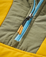 Ocean 2.0 Insulated Jacket in Dusty Olive & Heritage Yellow