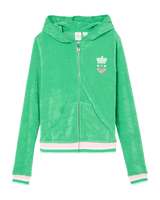 Roxy x Juicy Couture Fitted Hoodie in Island Green