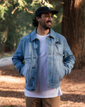 Vantage Denim Jacket in Light Wash Denim