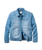 The Passenger Mens Vantage Denim Jacket in Light Wash Denim