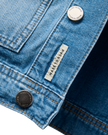 The Passenger Mens Vantage Denim Jacket in Light Wash Denim