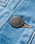 The Passenger Mens Vantage Denim Jacket in Light Wash Denim