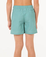 The Rip Curl Boys Boys Bondi Volley Shorts in Blue Lagoon