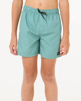 The Rip Curl Boys Boys Bondi Volley Shorts in Blue Lagoon