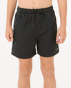The Rip Curl Boys Boys Bondi Volley Shorts in Black