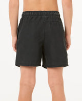 The Rip Curl Boys Boys Bondi Volley Shorts in Black