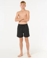 The Rip Curl Boys Boys Bondi Volley Shorts in Black