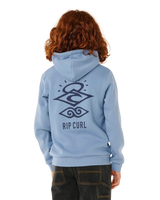 The Rip Curl Boys Boys Search Icon Hoodie in Faded Denim