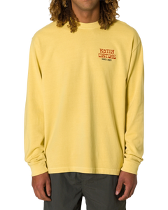 The Katin Mens Cove Box Long Sleeve T-Shirt in Yellow