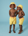 The Roarsome Boys Boys Cub The Lion Swimshorts in Yellow