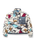 Ravi Sherpa Fleece Jacket in Abstract Trails Off-White