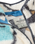 Ravi Sherpa Fleece Jacket in Abstract Trails Off-White