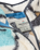 Ravi Sherpa Fleece Jacket in Abstract Trails Off-White