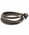 The Nalu Beads Black Leather Wrap Bracelet in Black