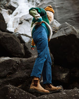 The Passenger Womens Avian Cord Trousers in Dark Denim