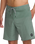 The RVCA Mens Curren Trunk Boardshorts in Balsam Green