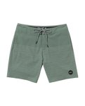 The RVCA Mens Curren Trunk Boardshorts in Balsam Green