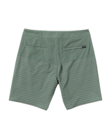 The RVCA Mens Curren Trunk Boardshorts in Balsam Green