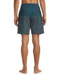 The RVCA Mens Curren Boardshorts in Navy Marine