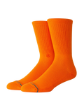 The Stance Mens Icon Crew Socks in Orange