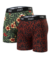 The Stance Mens Brand Love Boxer Brief (2 Pack) in Multi