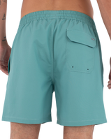 The Hurley Mens Volley Flex Low Tide Boardshorts in Broken Jade