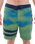 The Hurley Mens Phantom Eco Block Party Boardshorts in Armored Navy