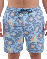The Hurley Mens Phantom Naturals Cannonball Volley Shorts in Eiffel Blue