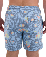 The Hurley Mens Phantom Naturals Cannonball Volley Shorts in Eiffel Blue