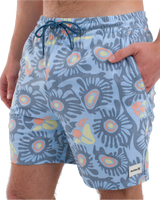 The Hurley Mens Phantom Naturals Cannonball Volley Shorts in Eiffel Blue