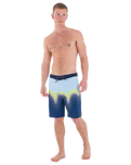 The Hurley Mens Phantom Eco Weekender Cargo Boardshorts in Abyss