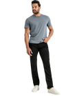 The Duer Ltd Mens No Sweat Relaxed Taper Jeans in Black