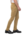 No Sweat Relaxed Taper Jeans in Camel